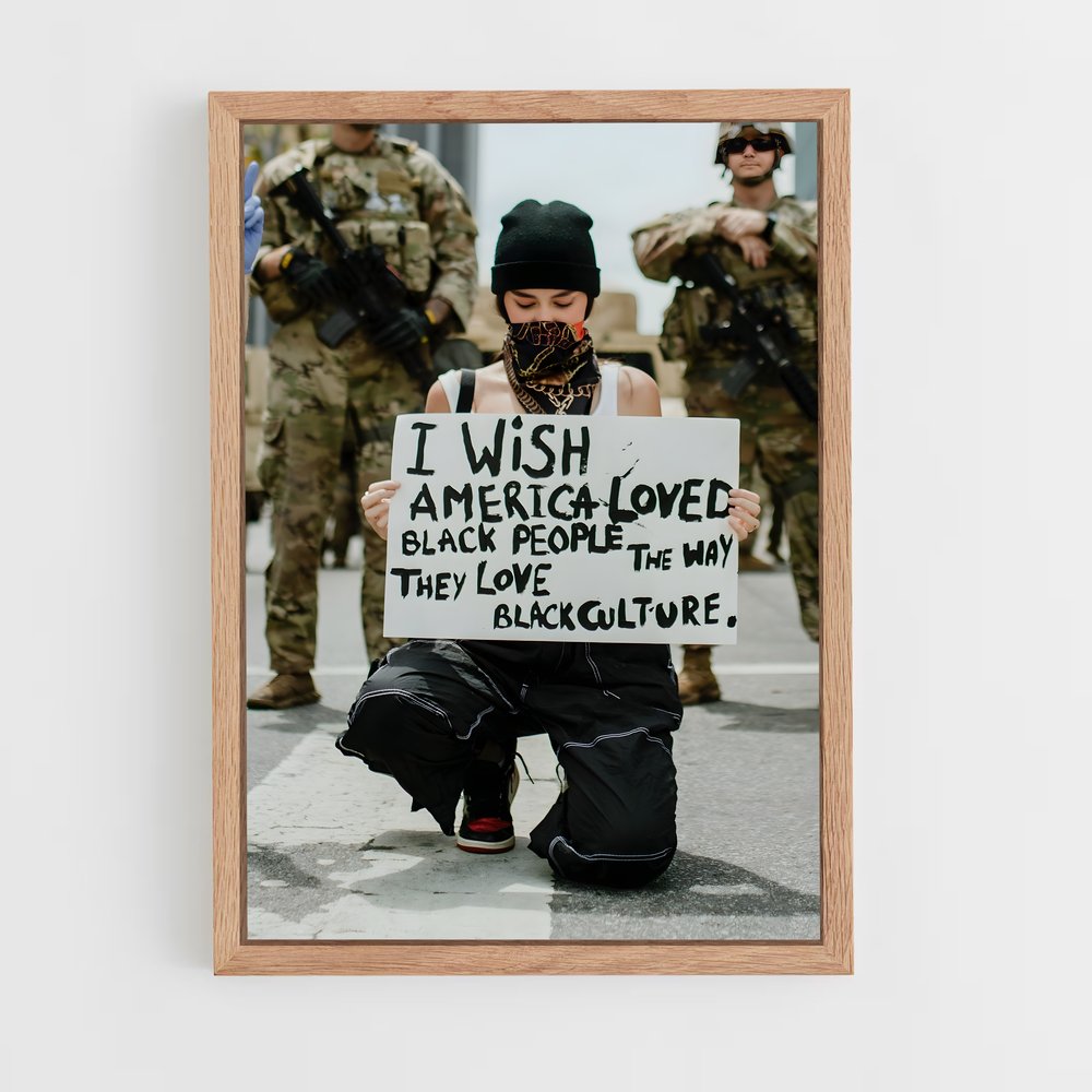ap-black lives matter-7 cadre Bois clair