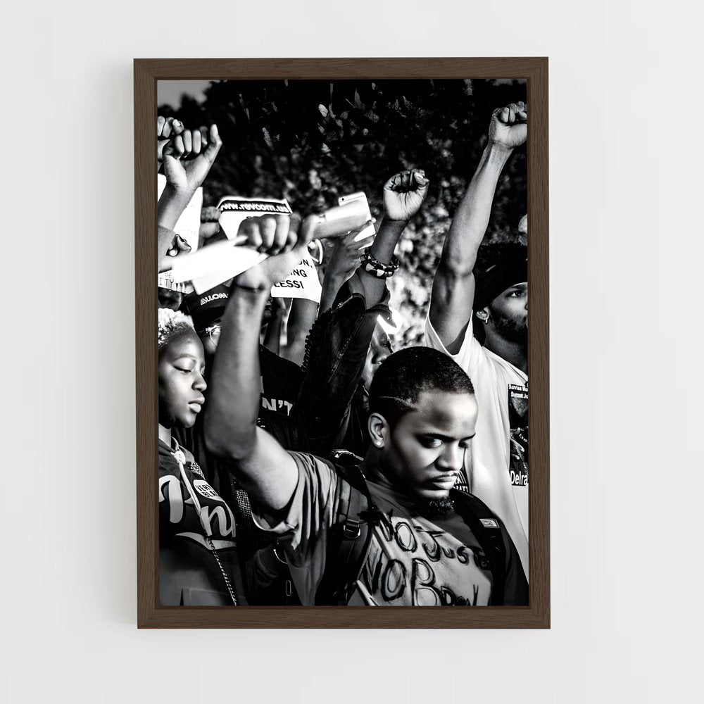 ap-black lives matter-8 cadre Bois foncé