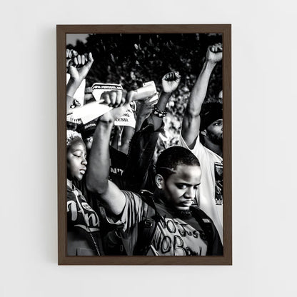 ap-black lives matter-8 cadre Bois foncé