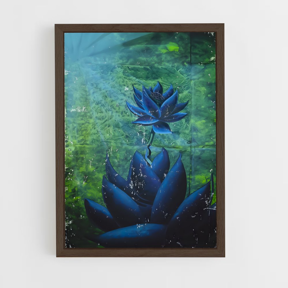 ap-black lotus-1 cadre Bois foncé