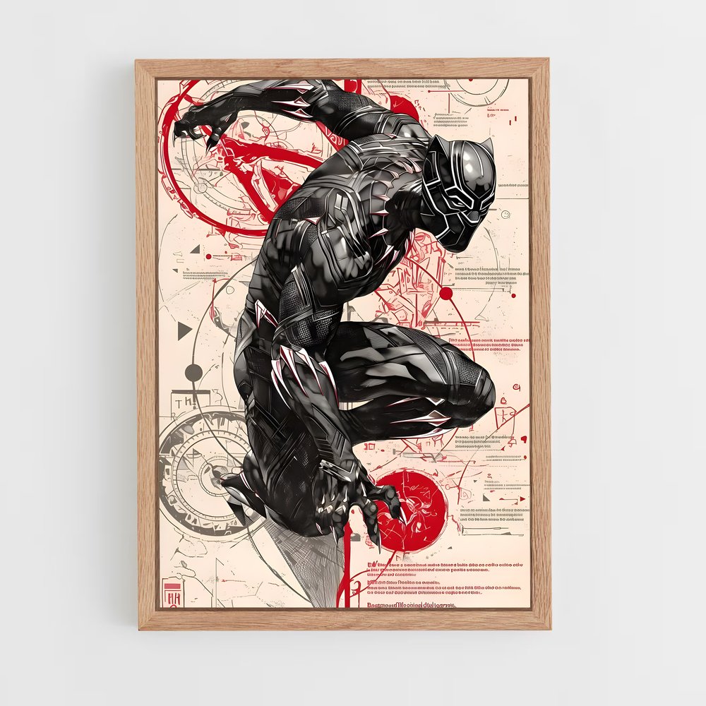 ap-black panther-10 cadre Bois clair