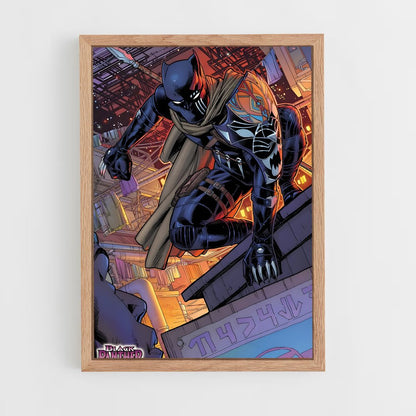 ap-black panther-12 cadre Bois clair