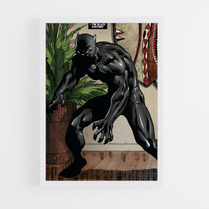 ap-black panther-14 cadre Blanc