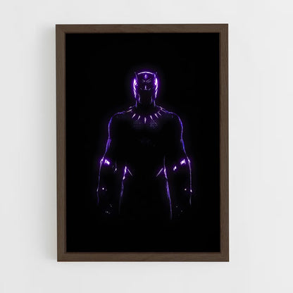 ap-black panther-16 cadre Bois foncé