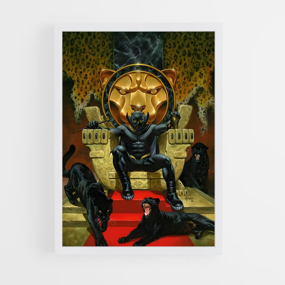 ap-black panther-17 cadre Blanc