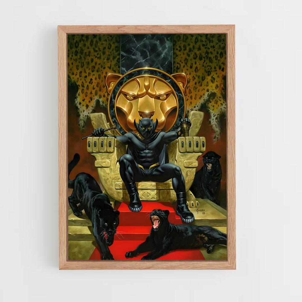 ap-black panther-17 cadre Bois clair