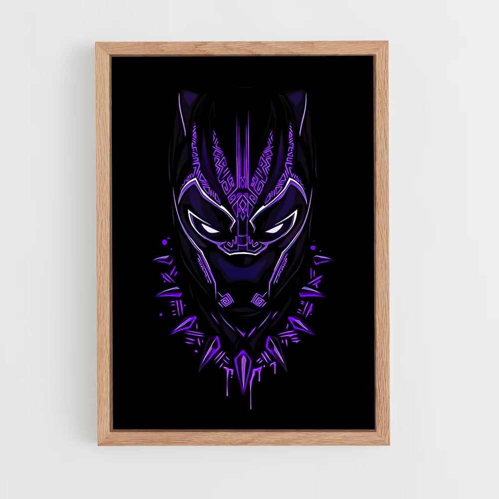 ap-black panther-8 cadre Bois clair