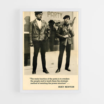 ap-black panther party-3 cadre Blanc