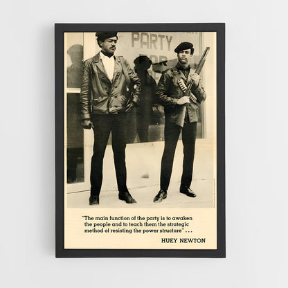 ap-black panther party-3 cadre Noir