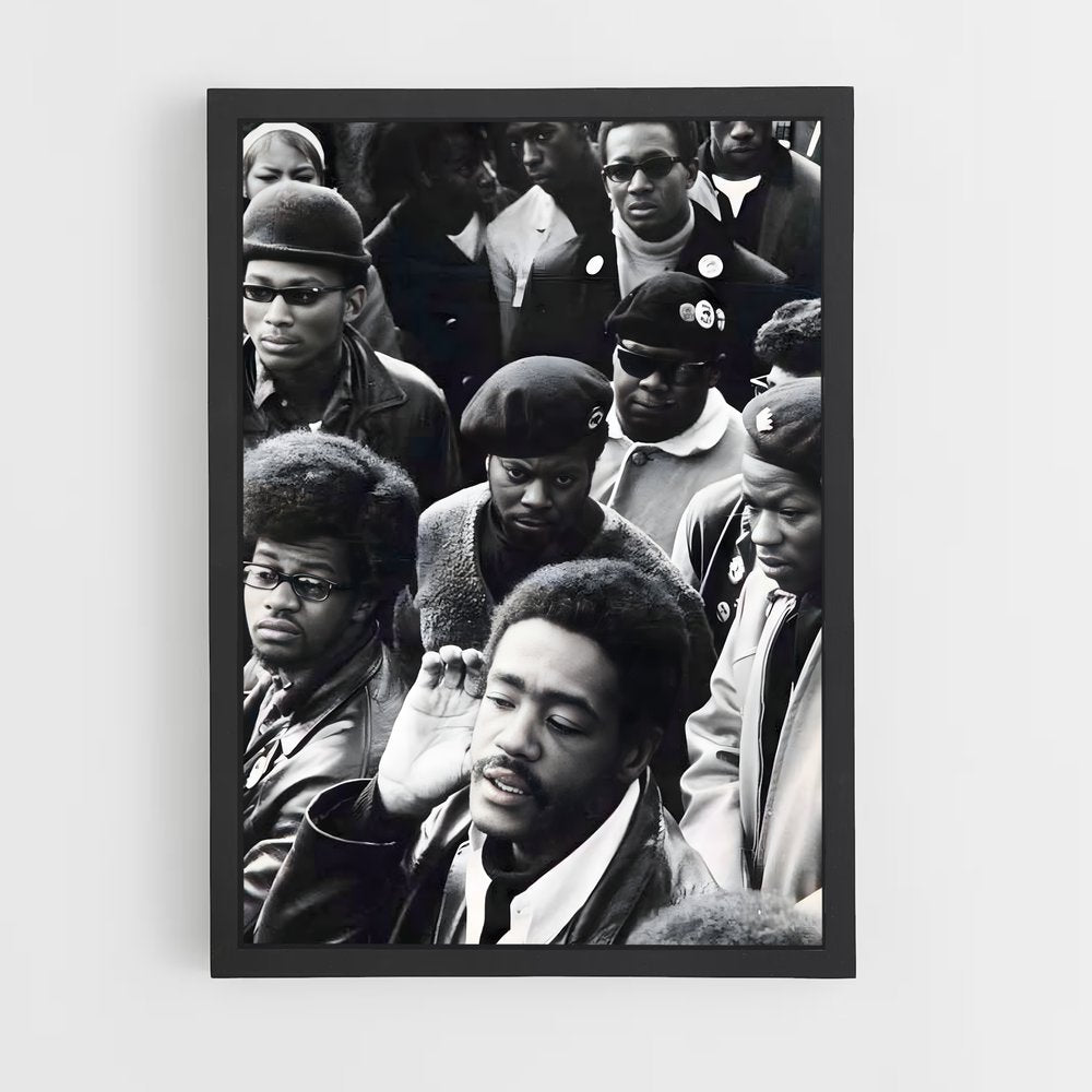 ap-black panther party-4 cadre Noir