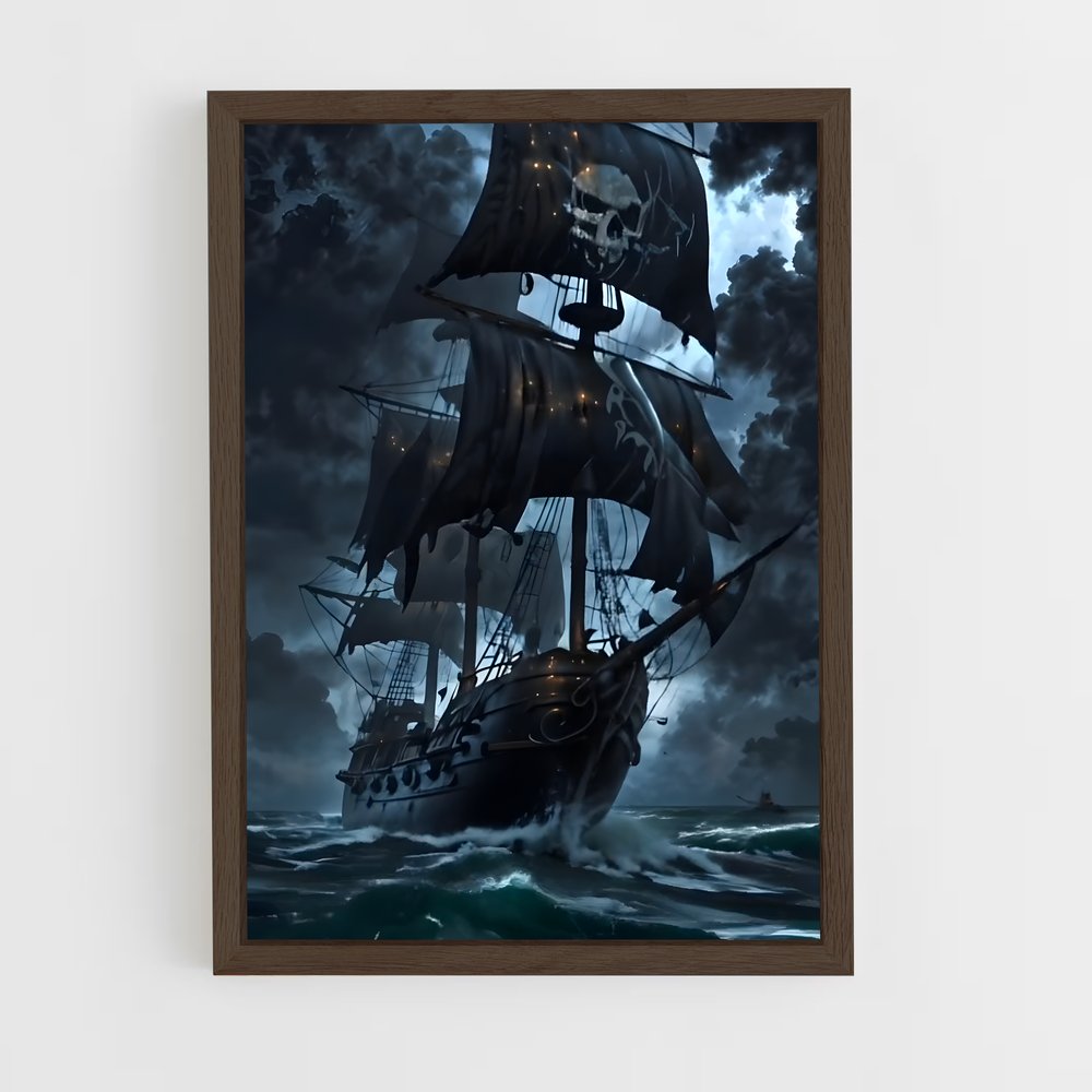 ap-black pearl-3 cadre Bois foncé