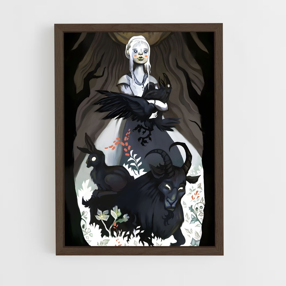 ap-black phillip-6 cadre Bois foncé