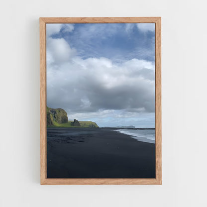 ap-black sand beach-10 cadre Bois clair