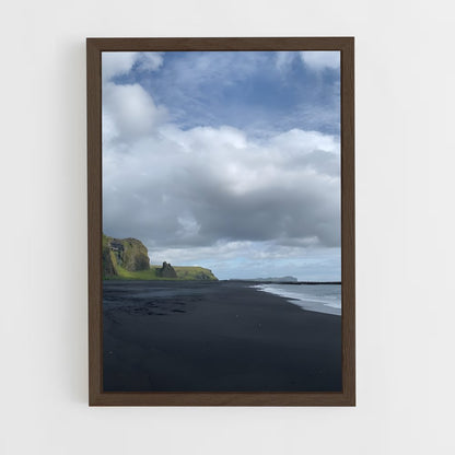 ap-black sand beach-10 cadre Bois foncé
