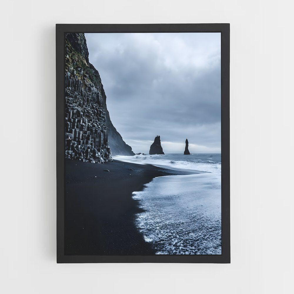 ap-black sand beach-2 cadre Noir