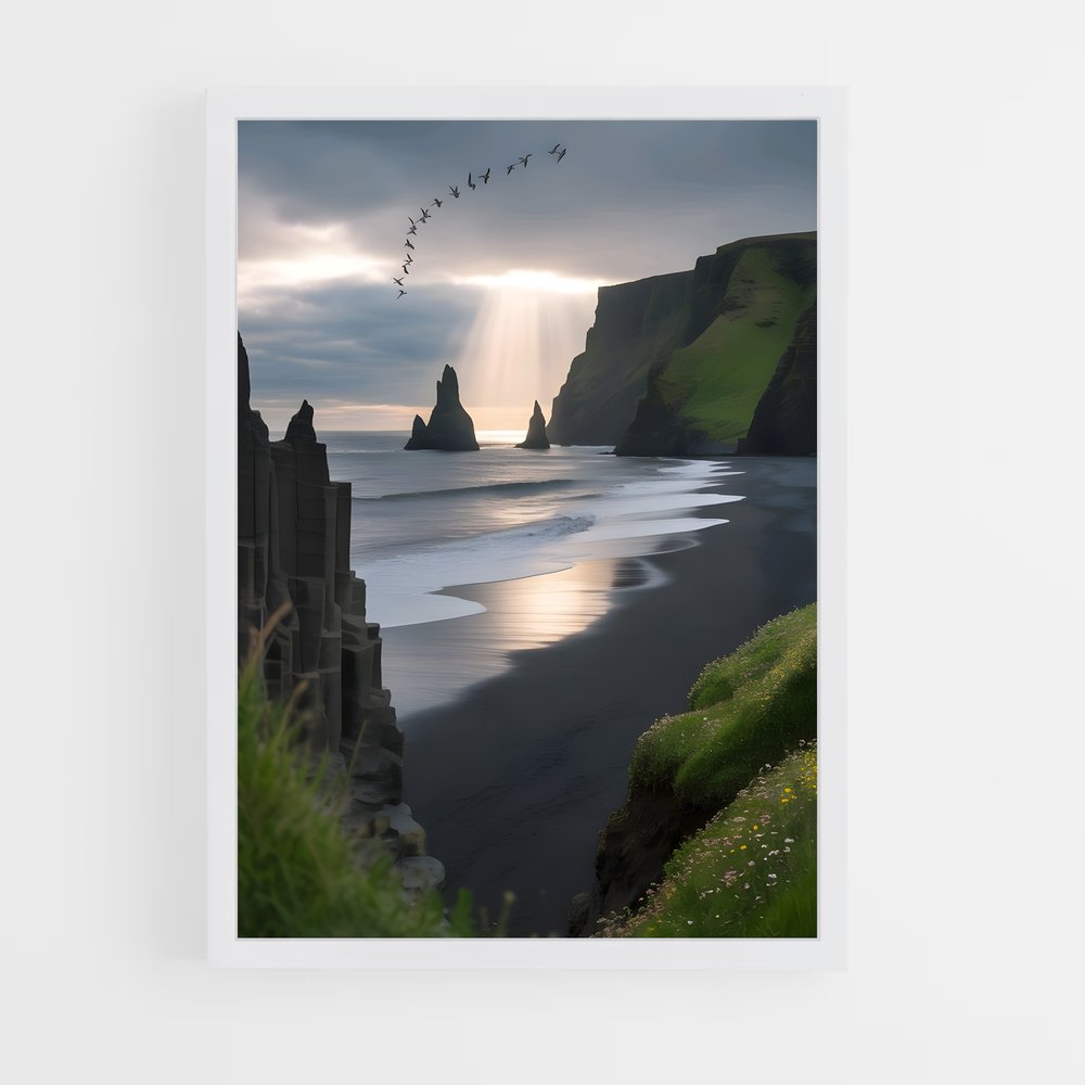 ap-black sand beach-5 cadre Blanc