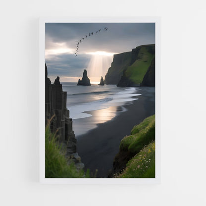 ap-black sand beach-5 cadre Blanc