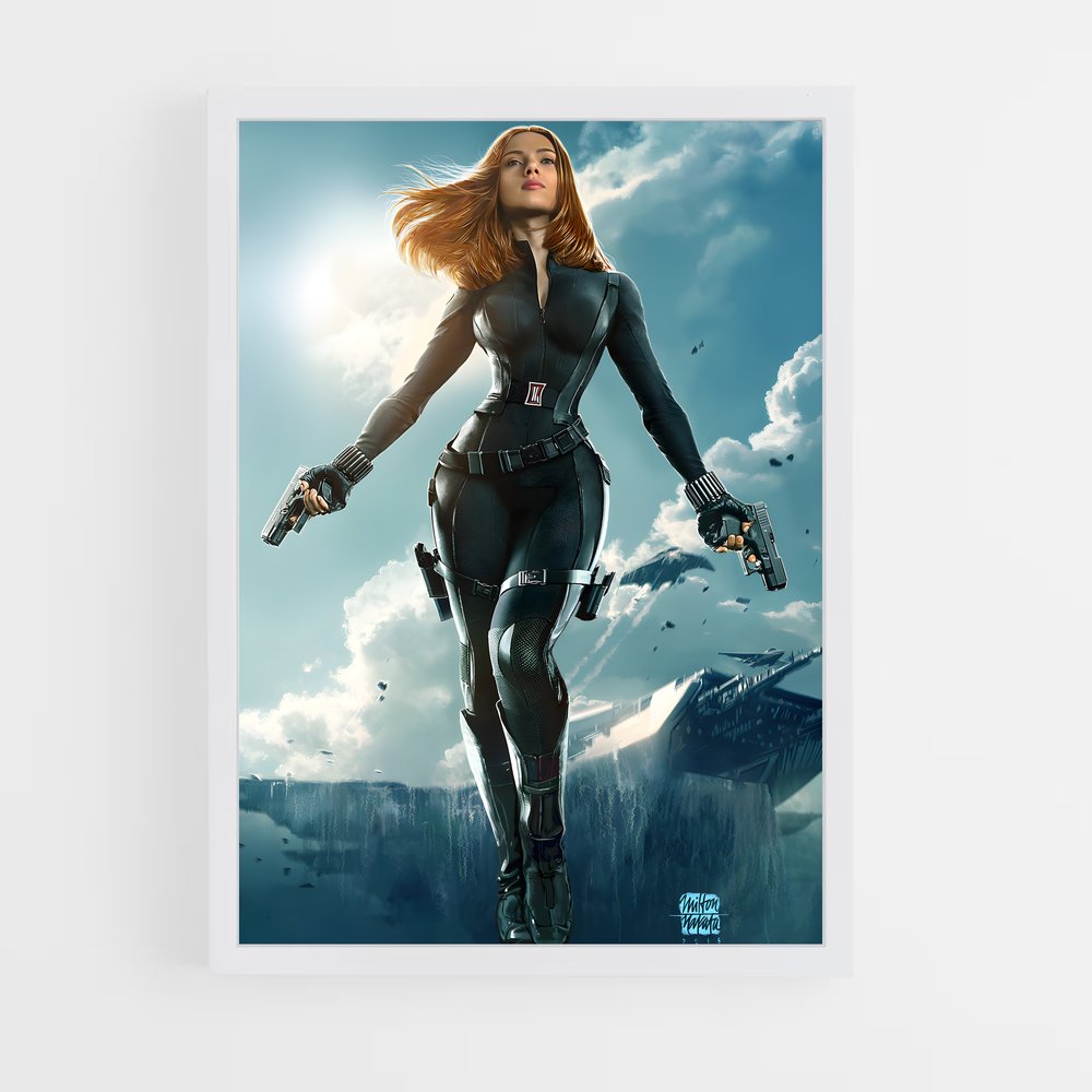 ap-black widow-1 cadre Blanc