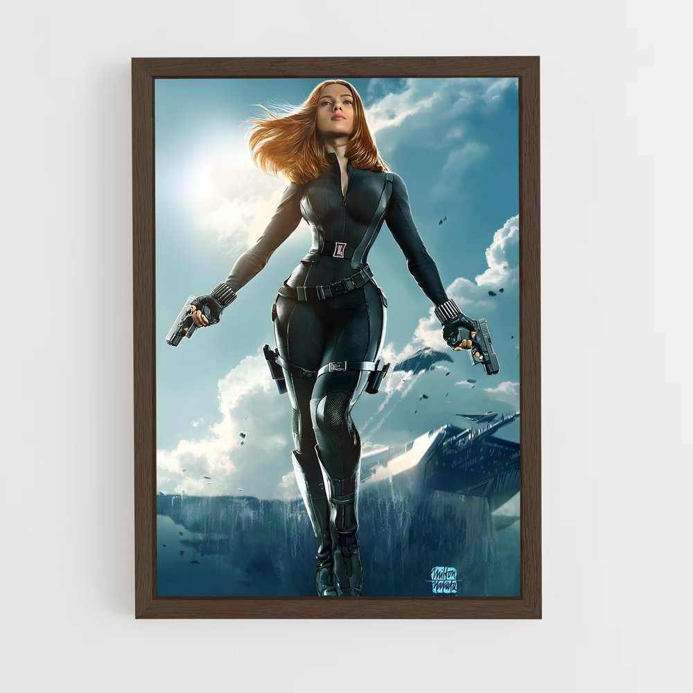 ap-black widow-1 cadre Bois foncé