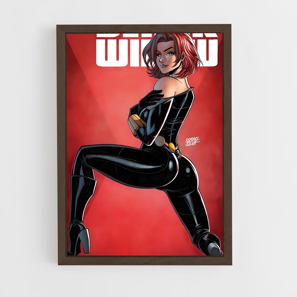 ap-black widow-4 cadre Bois foncé