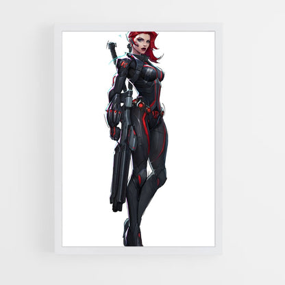 ap-black widow-5 cadre Blanc
