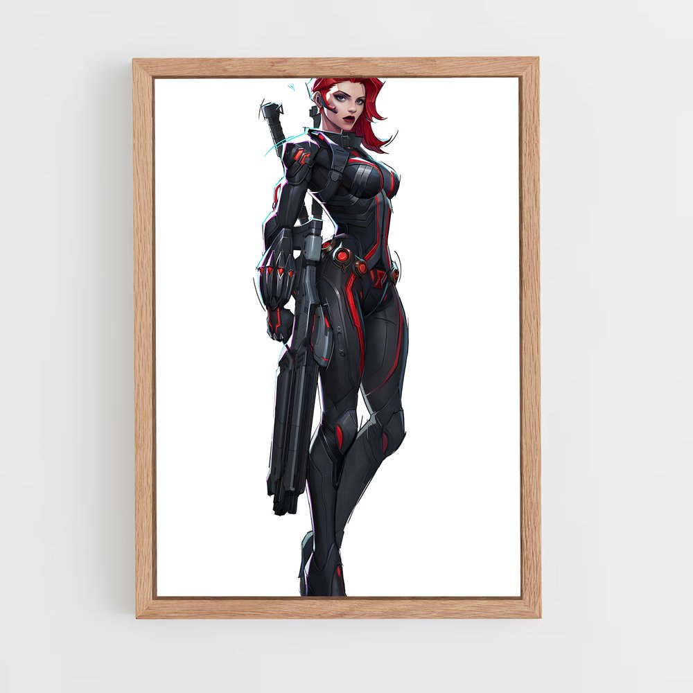 ap-black widow-5 cadre Bois clair