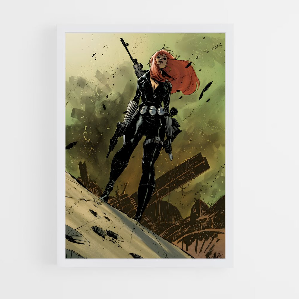 ap-black widow-7 cadre Blanc