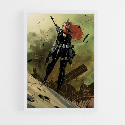 ap-black widow-7 cadre Blanc