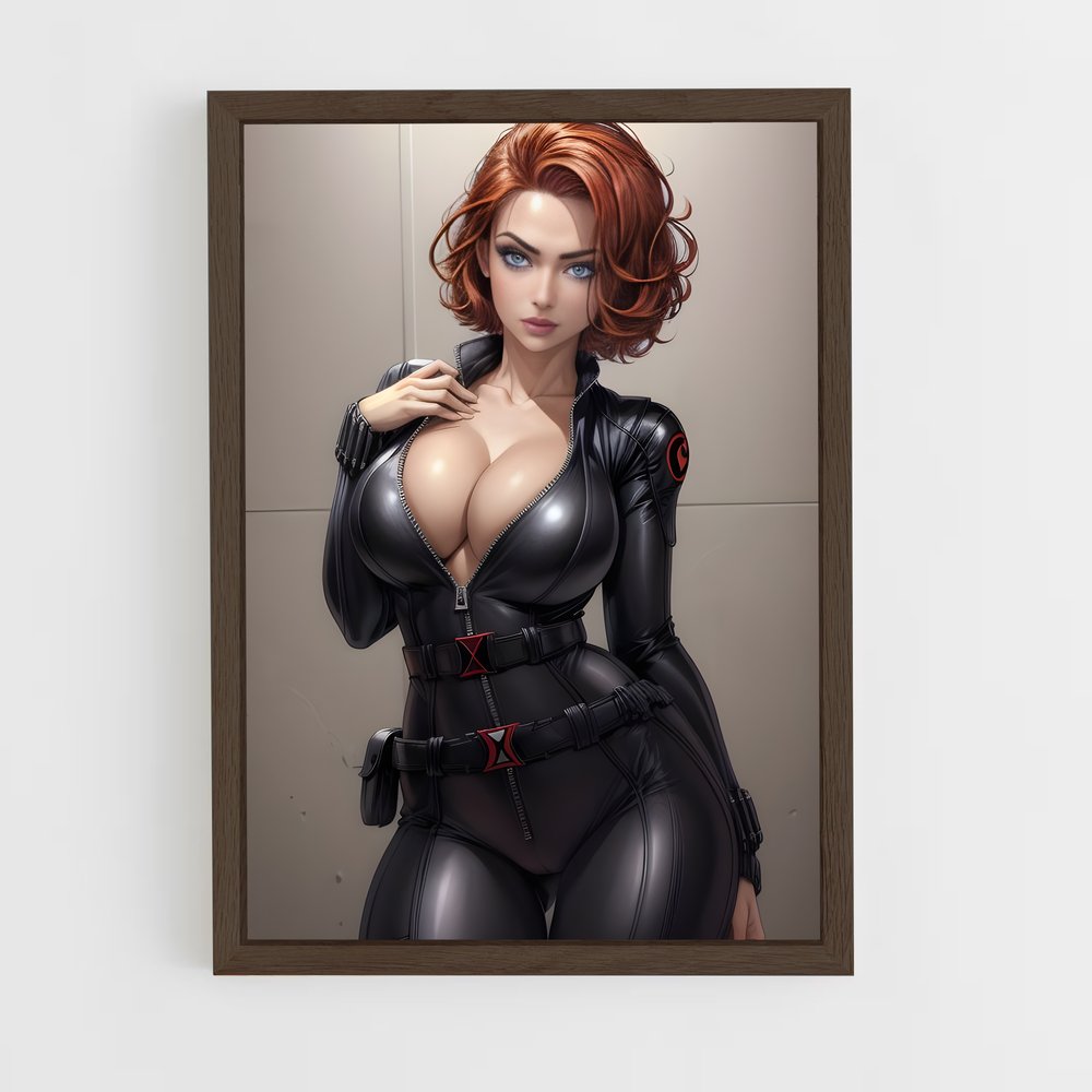 ap-black widow-8 cadre Bois foncé