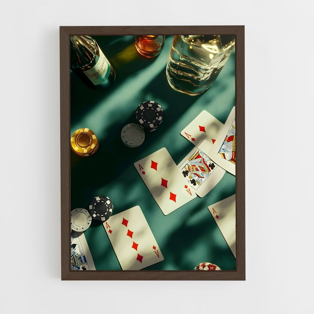 ap-blackjack-3 cadre Bois foncé