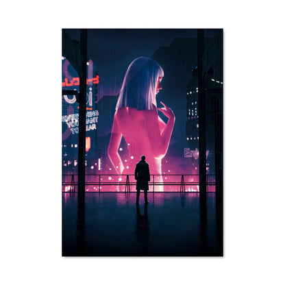Poster Réflexion Néon