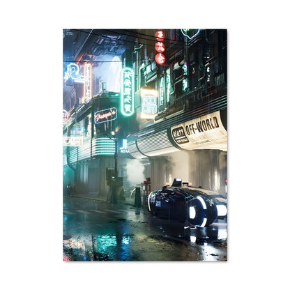 Poster Nuit Néon