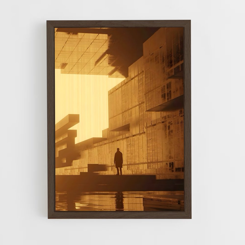 ap-blade runner 2049-1 cadre Bois foncé