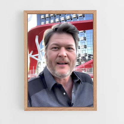 ap-blake shelton-12 cadre Bois clair