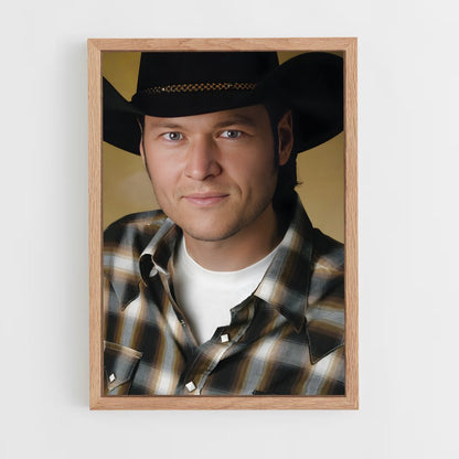 ap-blake shelton-15 cadre Bois clair