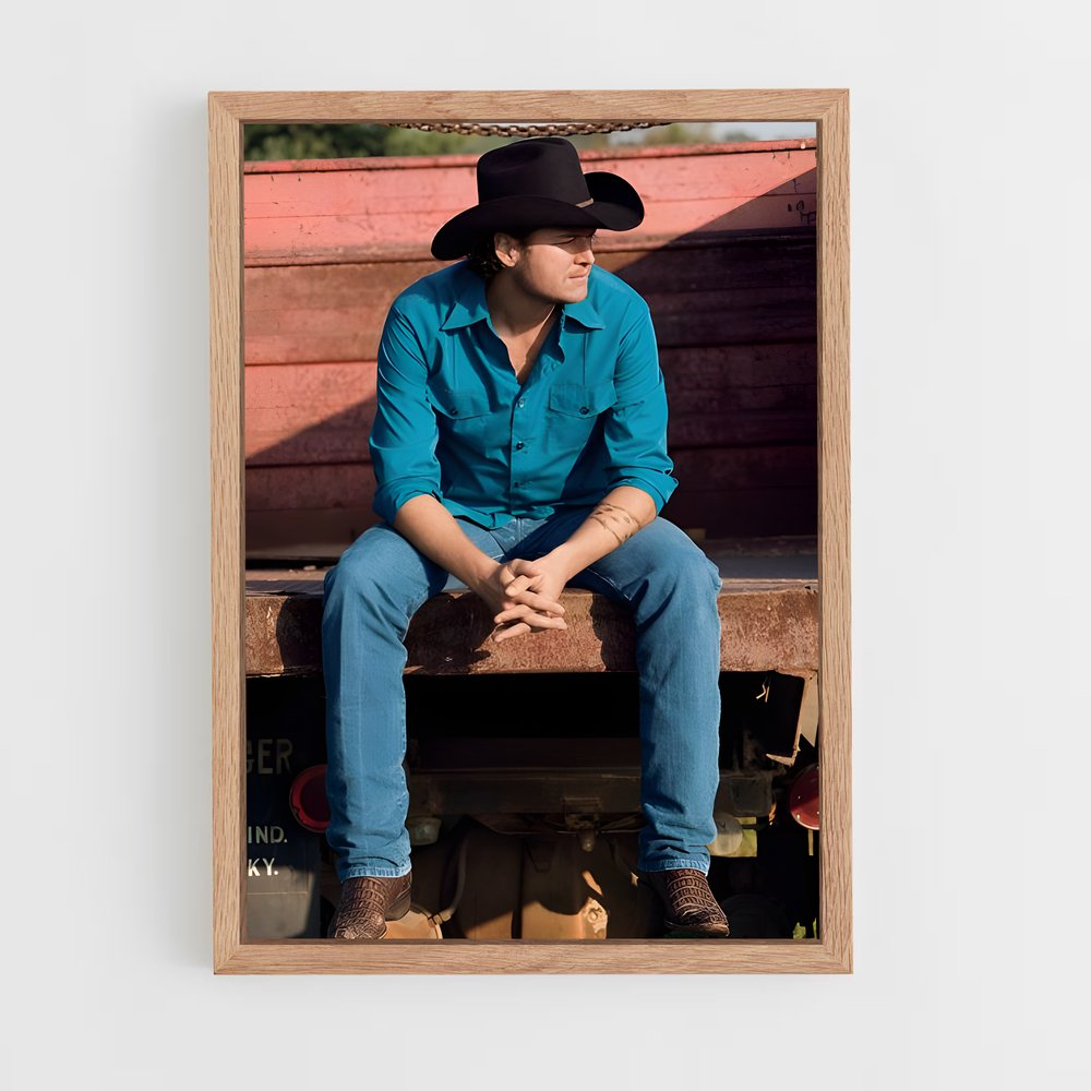 ap-blake shelton-16 cadre Bois clair