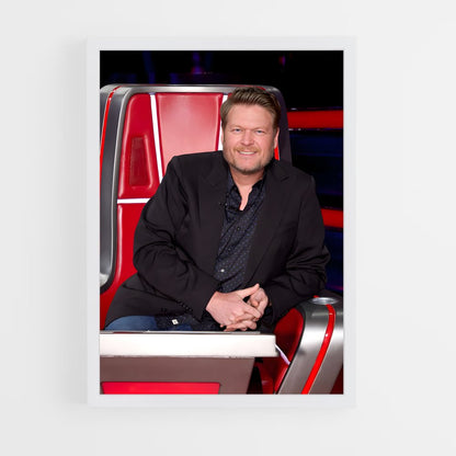 ap-blake shelton-3 cadre Blanc