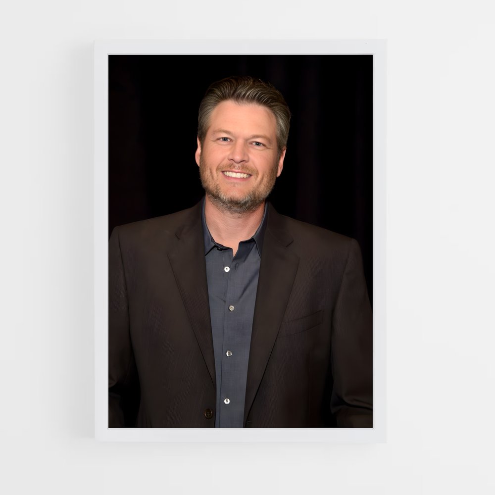ap-blake shelton-8 cadre Blanc