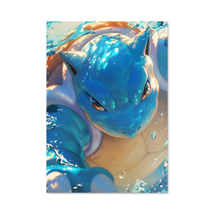 Poster Blue Wave Blastoise