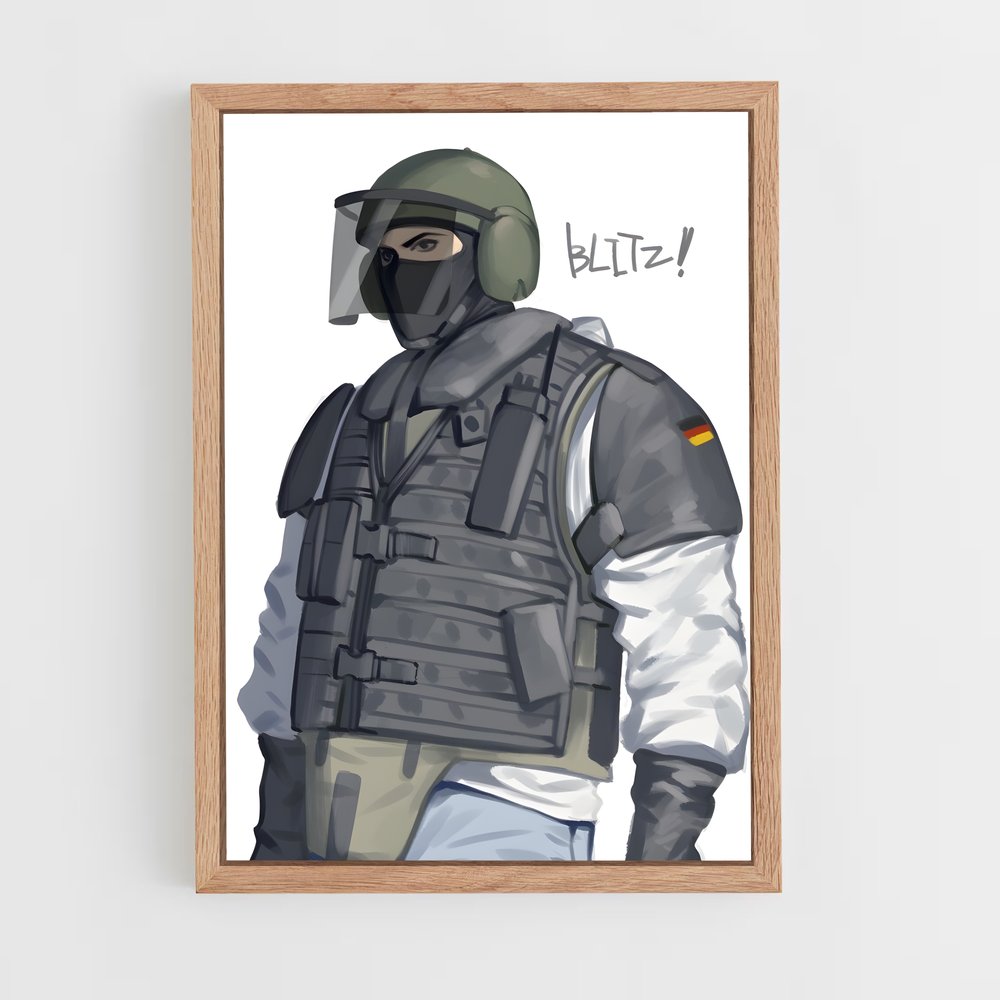 ap-blitz r6-2 cadre Bois clair