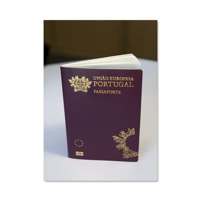 Poster Passeport Violet