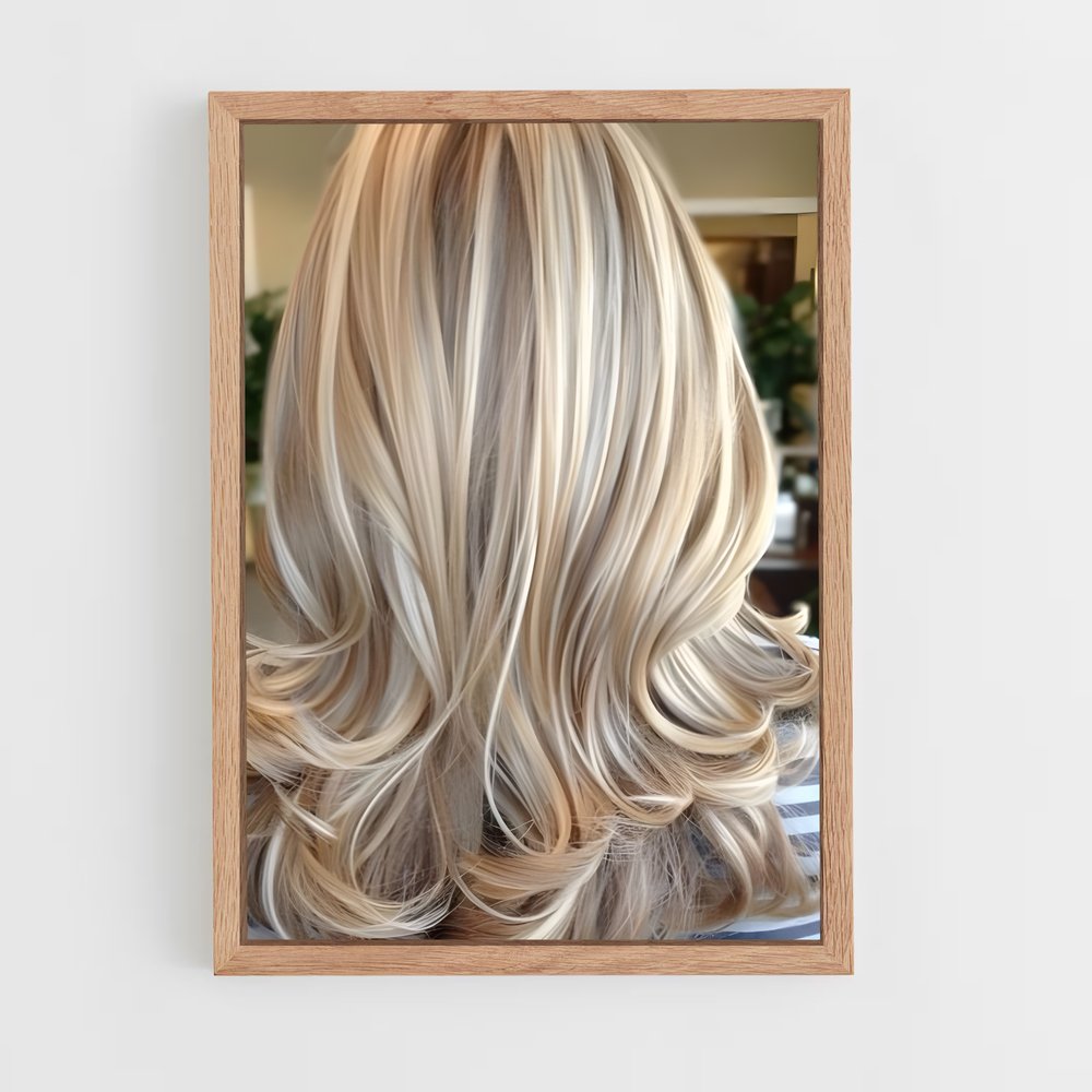 ap-blonde hair-2 cadre Bois clair