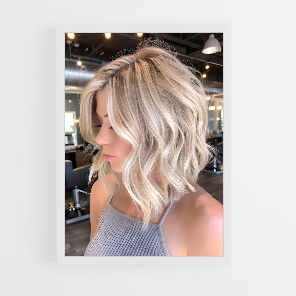 ap-blonde hair-3 cadre Blanc