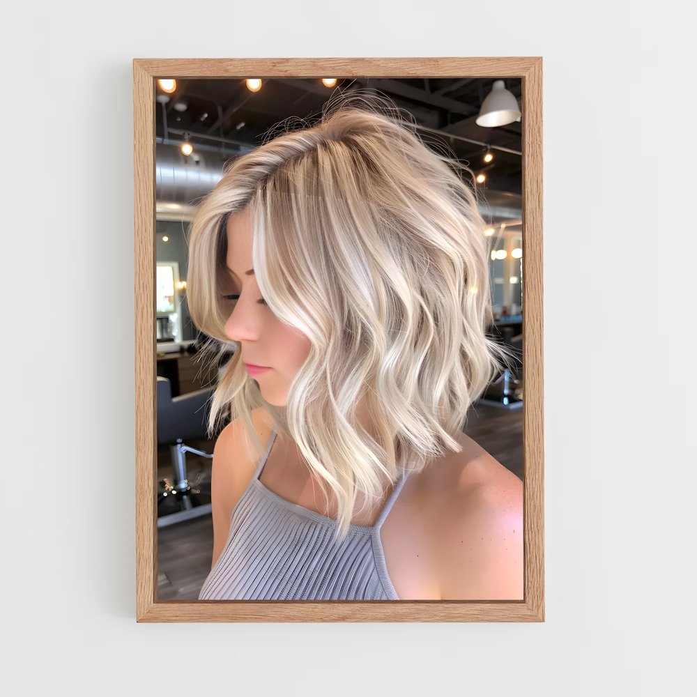 ap-blonde hair-3 cadre Bois clair