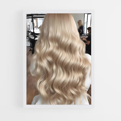 ap-blonde hair-4 cadre Blanc