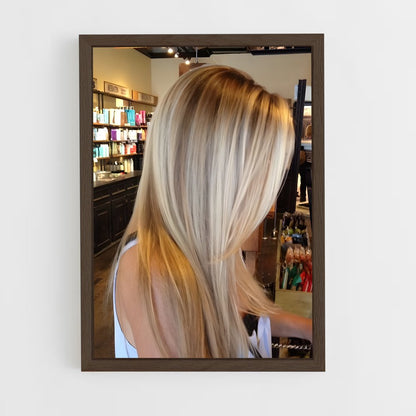 ap-blonde hair-5 cadre Bois foncé