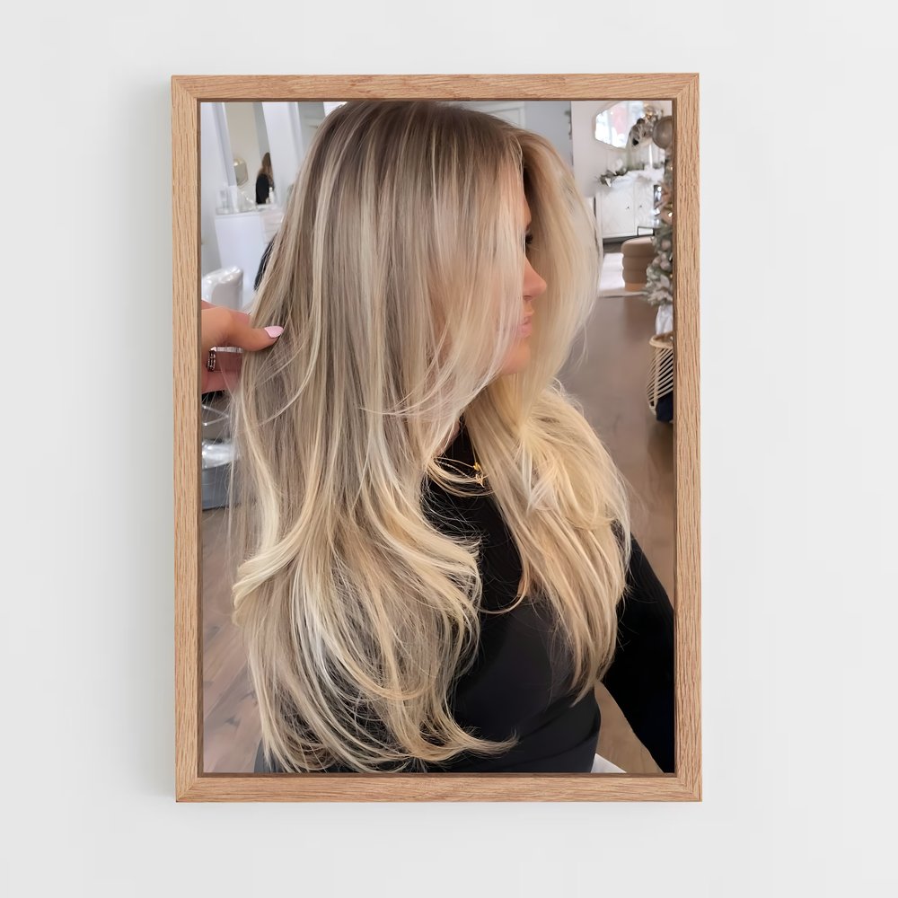 ap-blonde hair-6 cadre Bois clair
