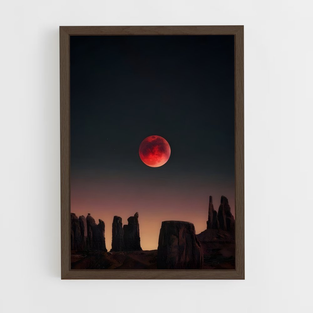 ap-blood moon-3 cadre Bois foncé