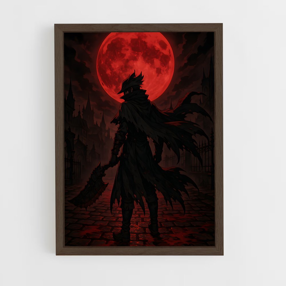 ap-bloodborne hunter-3 cadre Bois foncé