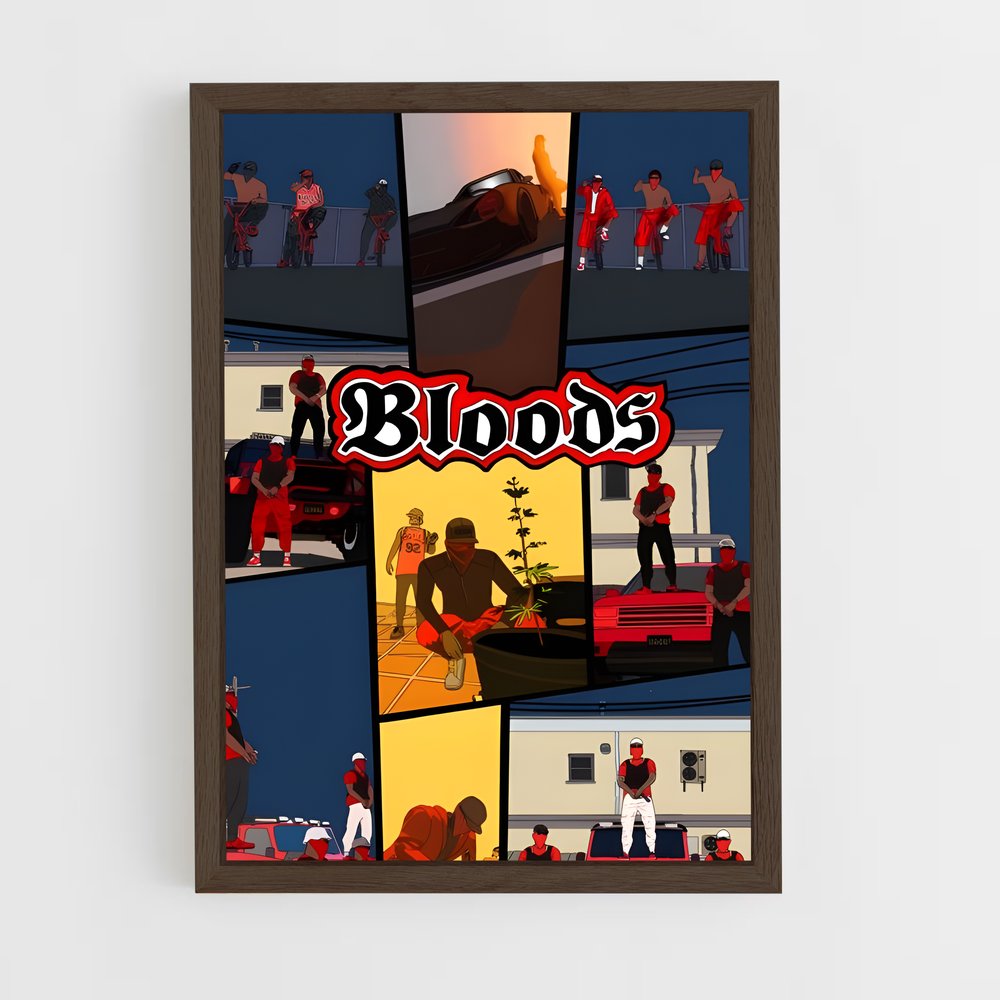 ap-bloods-5 cadre Bois foncé